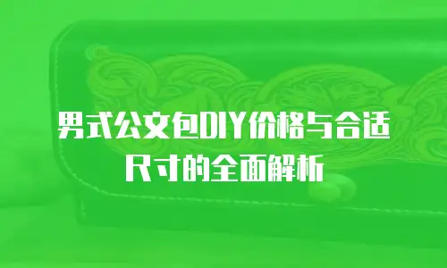 男式公文包DIY价格与合适尺寸的全面解析