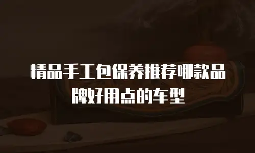 精品手工包保养推荐哪款品牌好用点的车型