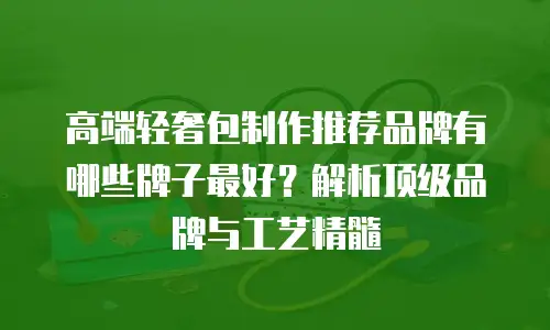 高端轻奢包制作推荐品牌有哪些牌子最好？解析顶级品牌与工艺精髓