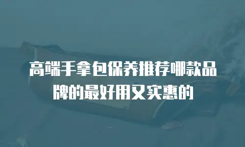 高端手拿包保养推荐哪款品牌的最好用又实惠的
