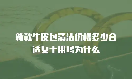 新款牛皮包清洁价格多少合适女士用吗为什么