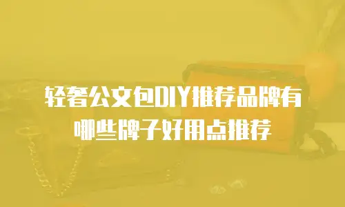轻奢公文包DIY推荐品牌有哪些牌子好用点推荐
