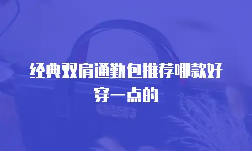 经典双肩通勤包推荐哪款好穿一点的