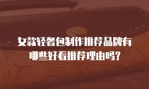 女款轻奢包制作推荐品牌有哪些好看推荐理由吗？