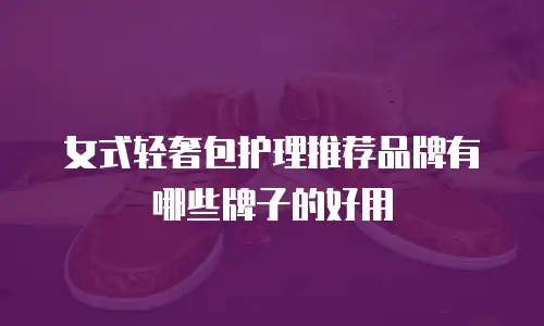 女式轻奢包护理推荐品牌有哪些牌子的好用