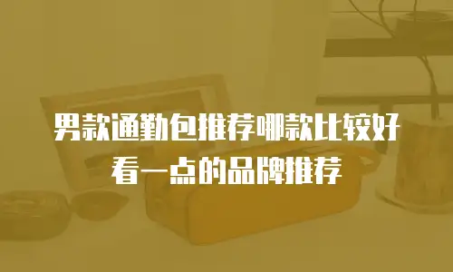 男款通勤包推荐哪款比较好看一点的品牌推荐