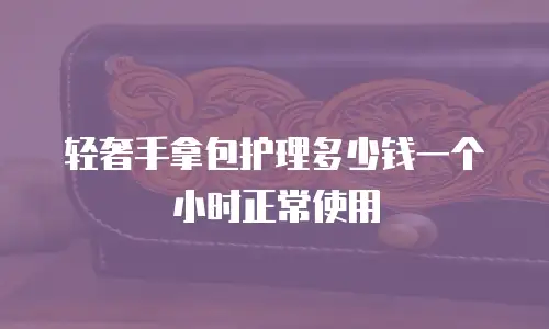 轻奢手拿包护理多少钱一个小时正常使用