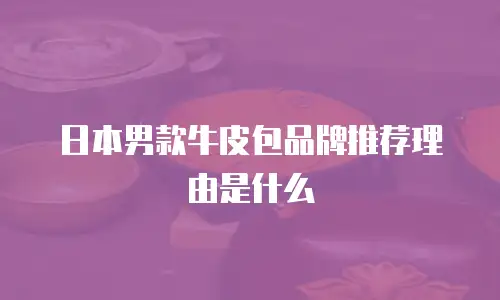 日本男款牛皮包品牌推荐理由是什么