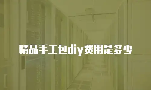精品手工包diy费用是多少