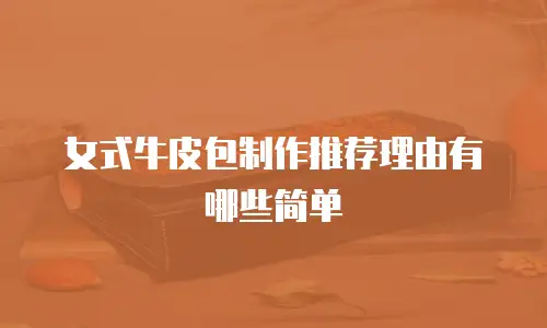 女式牛皮包制作推荐理由有哪些简单
