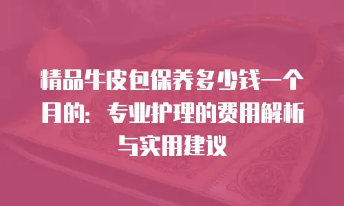 精品牛皮包保养多少钱一个月的：专业护理的费用解析与实用建议