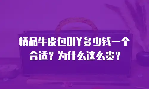 精品牛皮包DIY多少钱一个合适？为什么这么贵？