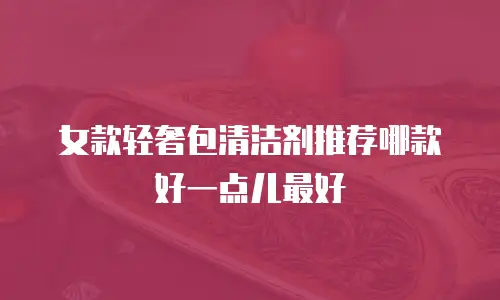 女款轻奢包清洁剂推荐哪款好一点儿最好