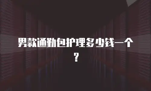 男款通勤包护理多少钱一个？