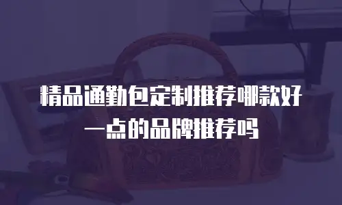 精品通勤包定制推荐哪款好一点的品牌推荐吗
