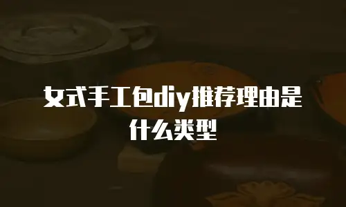 女式手工包diy推荐理由是什么类型