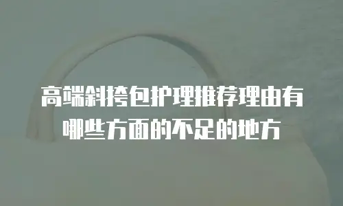 高端斜挎包护理推荐理由有哪些方面的不足的地方