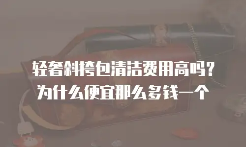 轻奢斜挎包清洁费用高吗？为什么便宜那么多钱一个