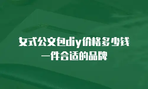 女式公文包diy价格多少钱一件合适的品牌