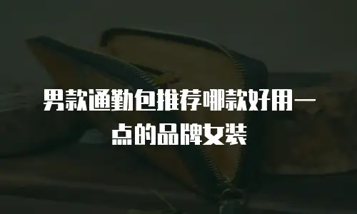 男款通勤包推荐哪款好用一点的品牌女装