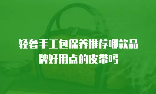 轻奢手工包保养推荐哪款品牌好用点的皮带吗