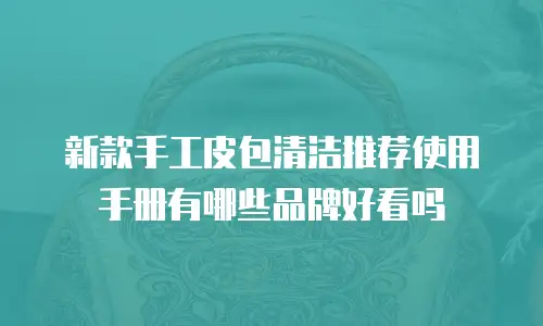 新款手工皮包清洁推荐使用手册有哪些品牌好看吗