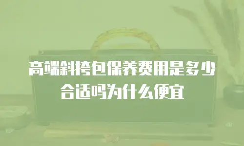 高端斜挎包保养费用是多少合适吗为什么便宜
