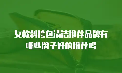 女款斜挎包清洁推荐品牌有哪些牌子好的推荐吗