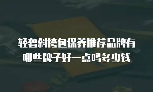 轻奢斜挎包保养推荐品牌有哪些牌子好一点吗多少钱
