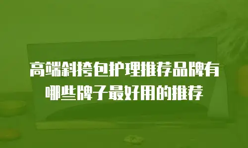 高端斜挎包护理推荐品牌有哪些牌子最好用的推荐