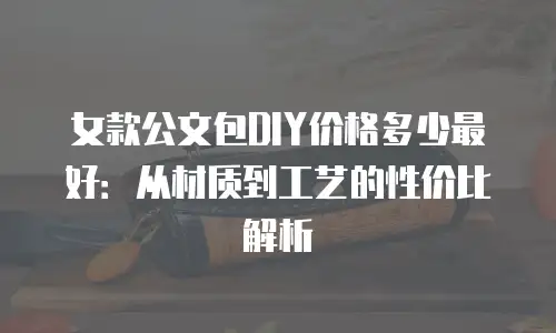 女款公文包DIY价格多少最好：从材质到工艺的性价比解析