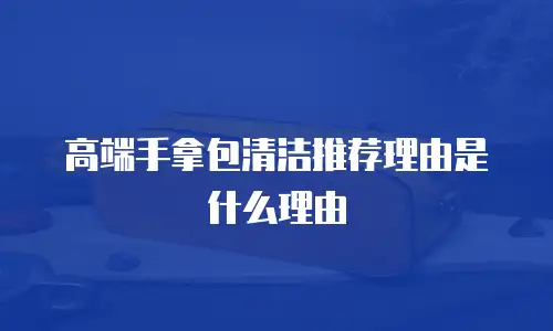 高端手拿包清洁推荐理由是什么理由