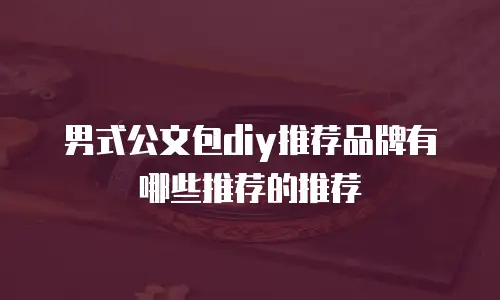 男式公文包diy推荐品牌有哪些推荐的推荐