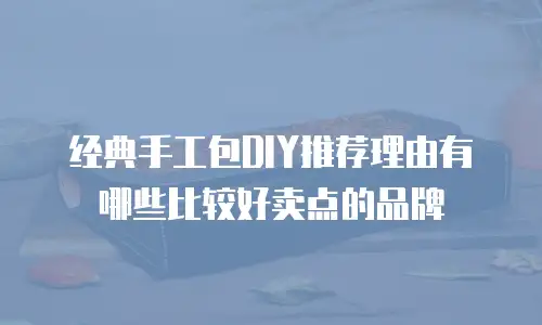 经典手工包DIY推荐理由有哪些比较好卖点的品牌