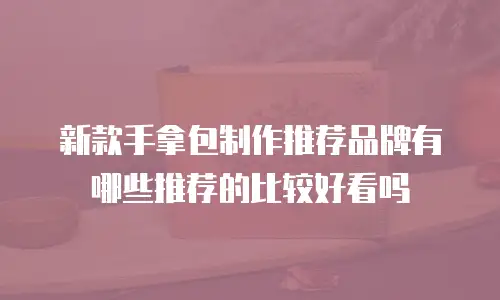 新款手拿包制作推荐品牌有哪些推荐的比较好看吗
