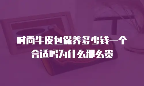 时尚牛皮包保养多少钱一个合适吗为什么那么贵