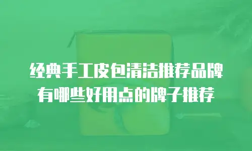 经典手工皮包清洁推荐品牌有哪些好用点的牌子推荐