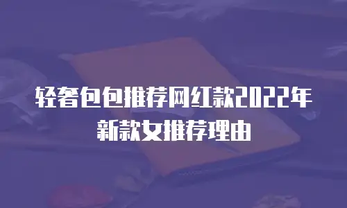 轻奢包包推荐网红款2022年新款女推荐理由