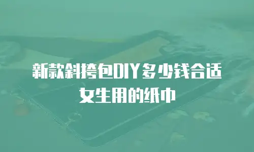 新款斜挎包DIY多少钱合适女生用的纸巾