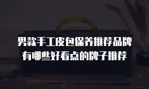 男款手工皮包保养推荐品牌有哪些好看点的牌子推荐