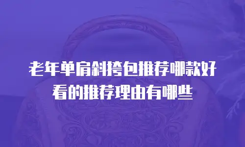 老年单肩斜挎包推荐哪款好看的推荐理由有哪些