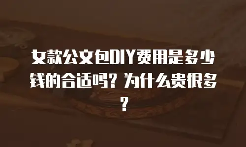 女款公文包DIY费用是多少钱的合适吗？为什么贵很多？