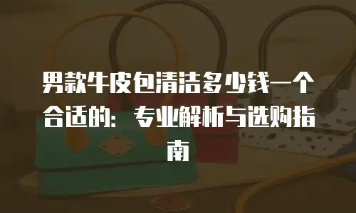 男款牛皮包清洁多少钱一个合适的：专业解析与选购指南