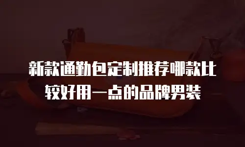 新款通勤包定制推荐哪款比较好用一点的品牌男装