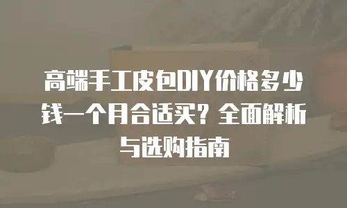 高端手工皮包DIY价格多少钱一个月合适买？全面解析与选购指南