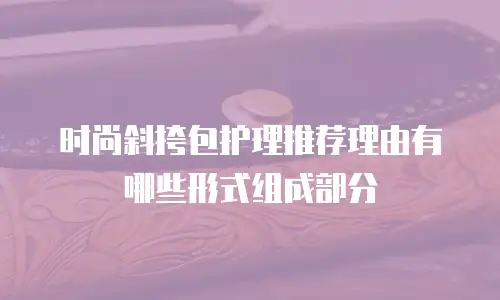 时尚斜挎包护理推荐理由有哪些形式组成部分