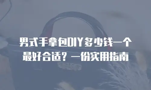 男式手拿包DIY多少钱一个最好合适？一份实用指南