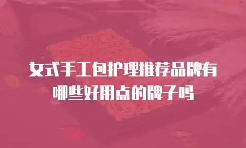 女式手工包护理推荐品牌有哪些好用点的牌子吗