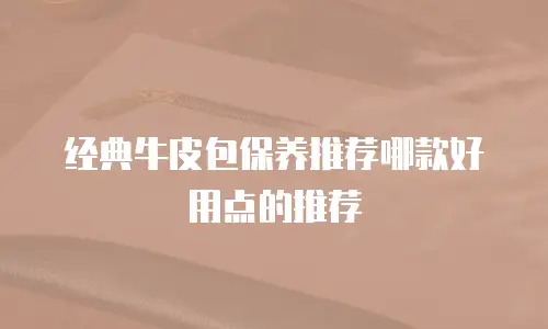 经典牛皮包保养推荐哪款好用点的推荐