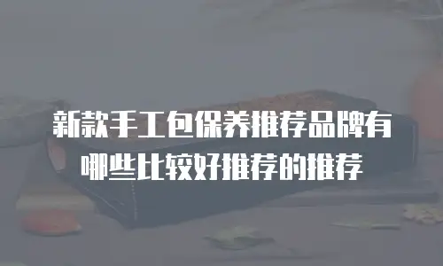 新款手工包保养推荐品牌有哪些比较好推荐的推荐